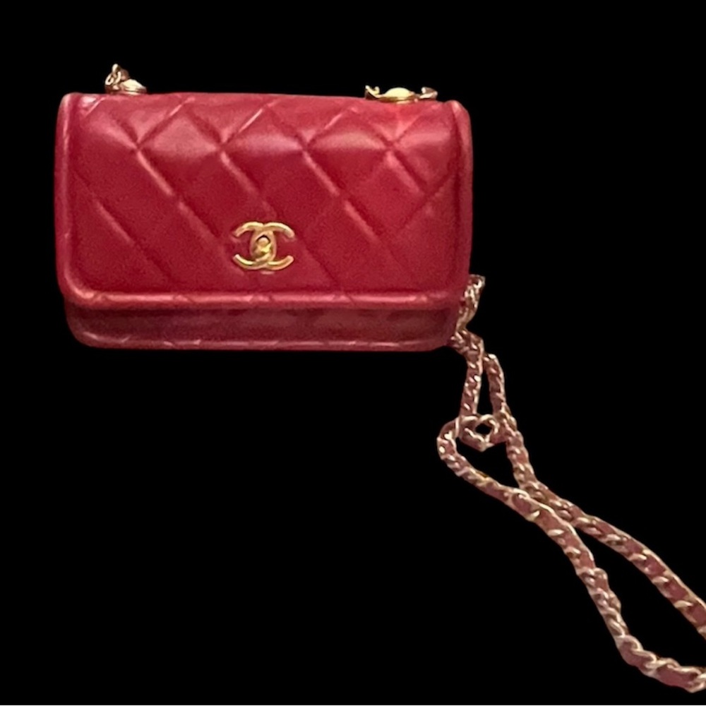 CHANEL Mini Square Twist your Buttons Flap Shoulder/Crossbody Bag - Picture 2 of 16